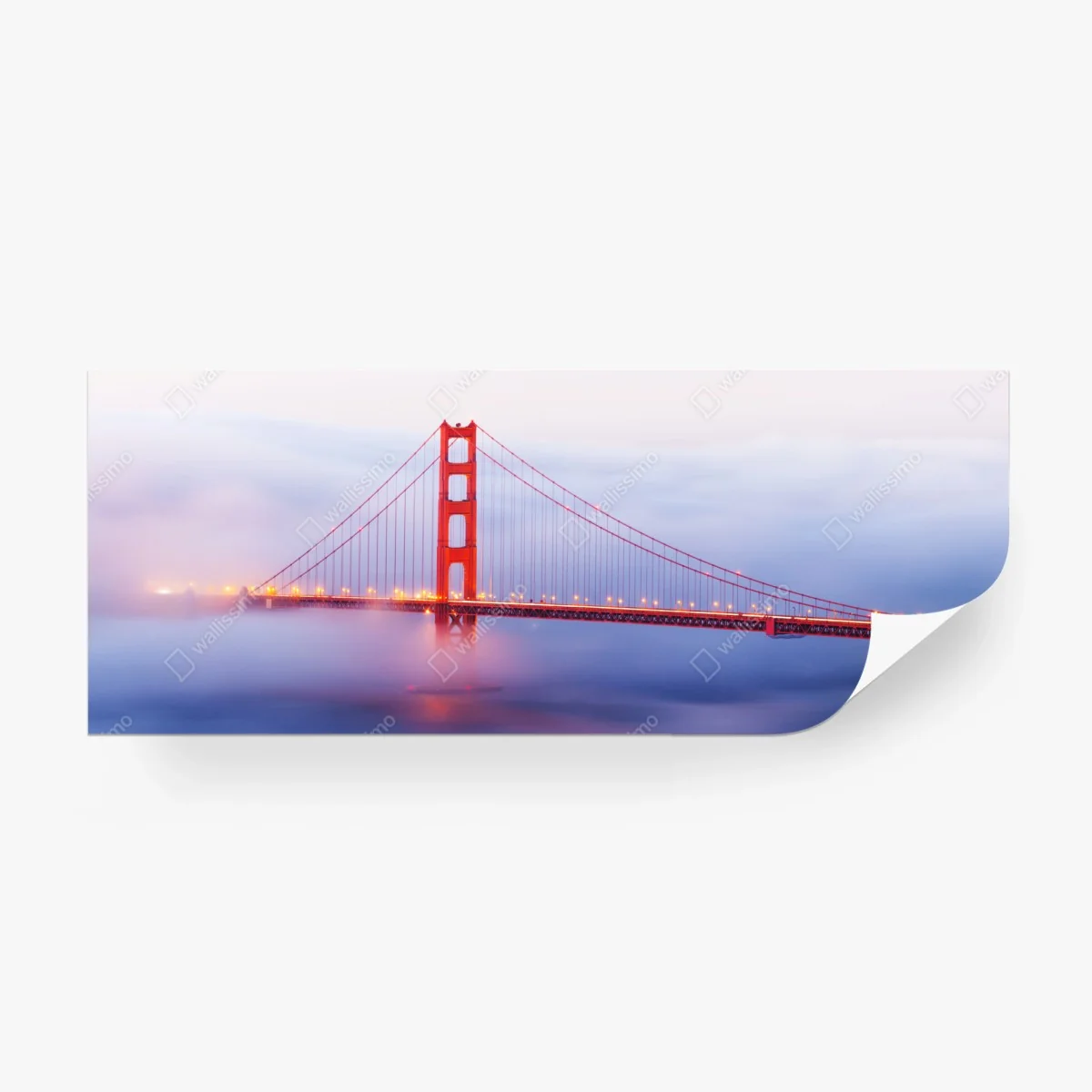 Fototapete Golden Gate brücke im nebel – Wallnifity®