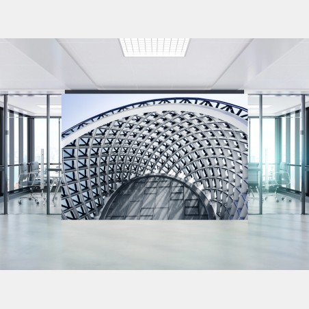 Fototapete geometrischer bogen moderner architektur – Wallnifity®