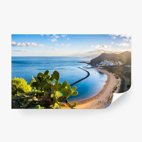 Fototapete sonniger strand Las Teresitas panorama – Wallnifity®