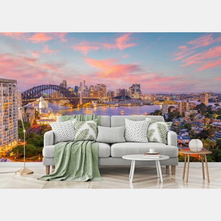 Fototapete sonnenuntergang über Sydney – Wallnifity®