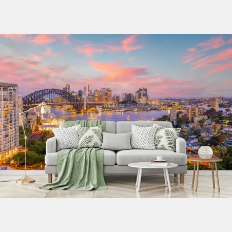 Fototapete sonnenuntergang über Sydney – Wallnifity®