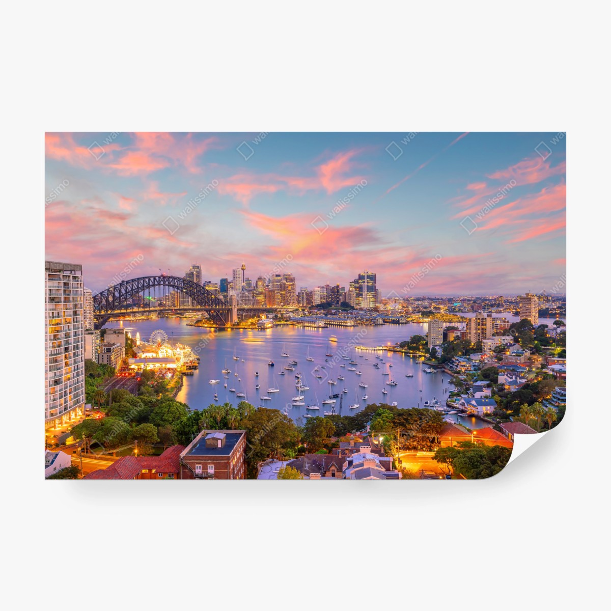 Fototapete sonnenuntergang über Sydney – Wallnifity®