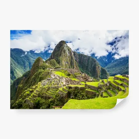Fototapete Machu Picchu antike bergterrassen – Wallnifity®