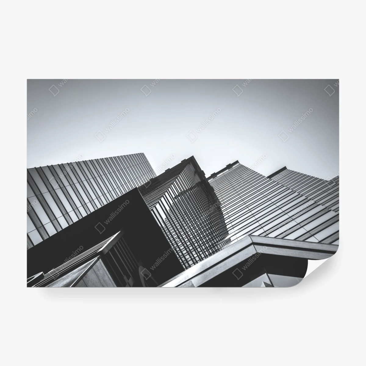 Fototapete Hongkong hochhaus perspektive – Wallnifity®