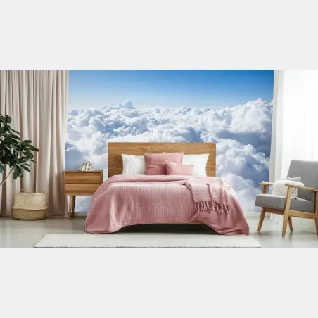 Fototapete ruhige wolkenlandschaft aus der luft – Wallnifity®