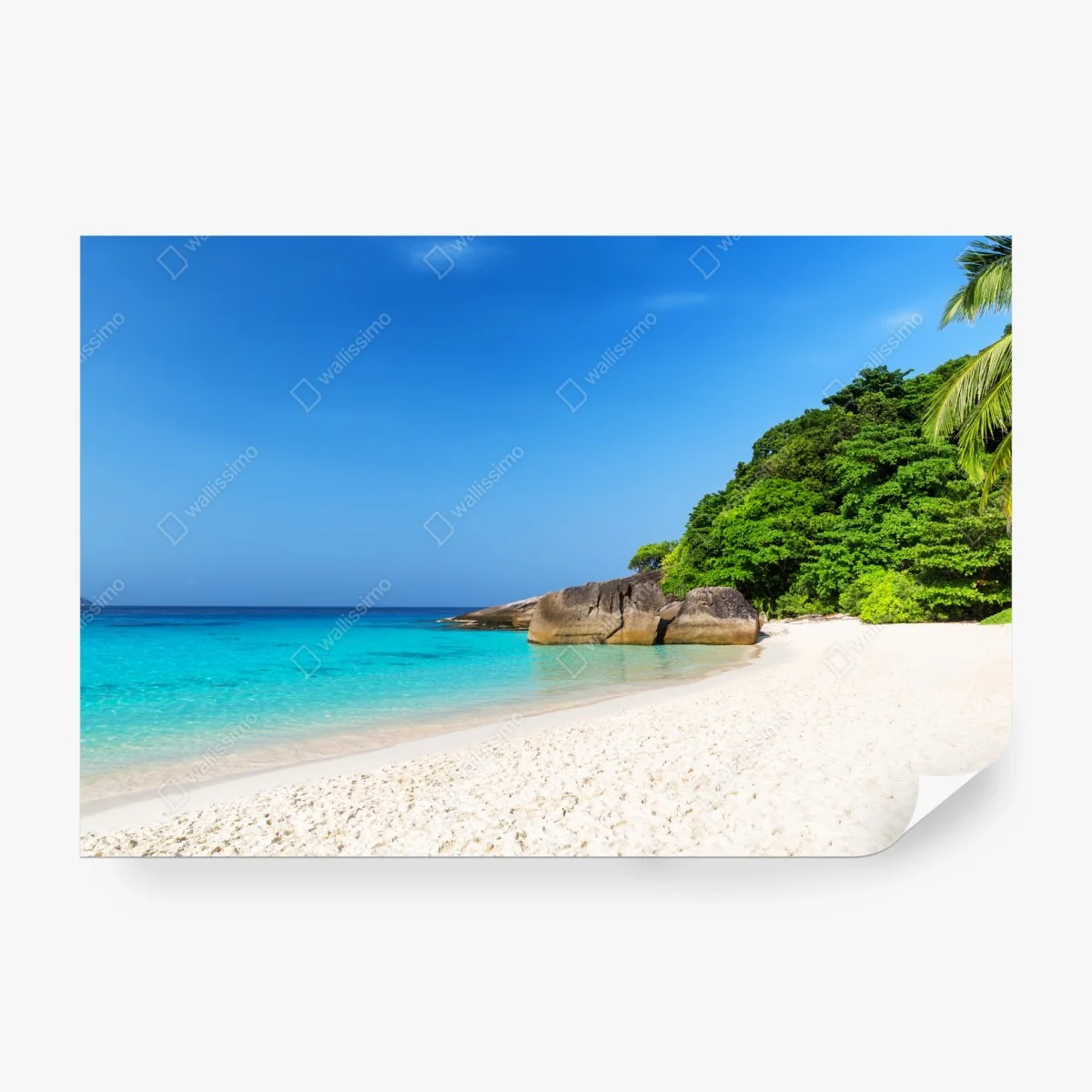 Fototapete Similan Islands türkisstrand panorama – Wallnifity® Fototapete Similan Islands türkisstrand panorama – Wallnifity®
