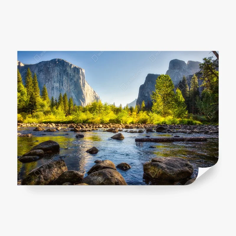 Fototapete goldenes flusstal – Wallnifity®