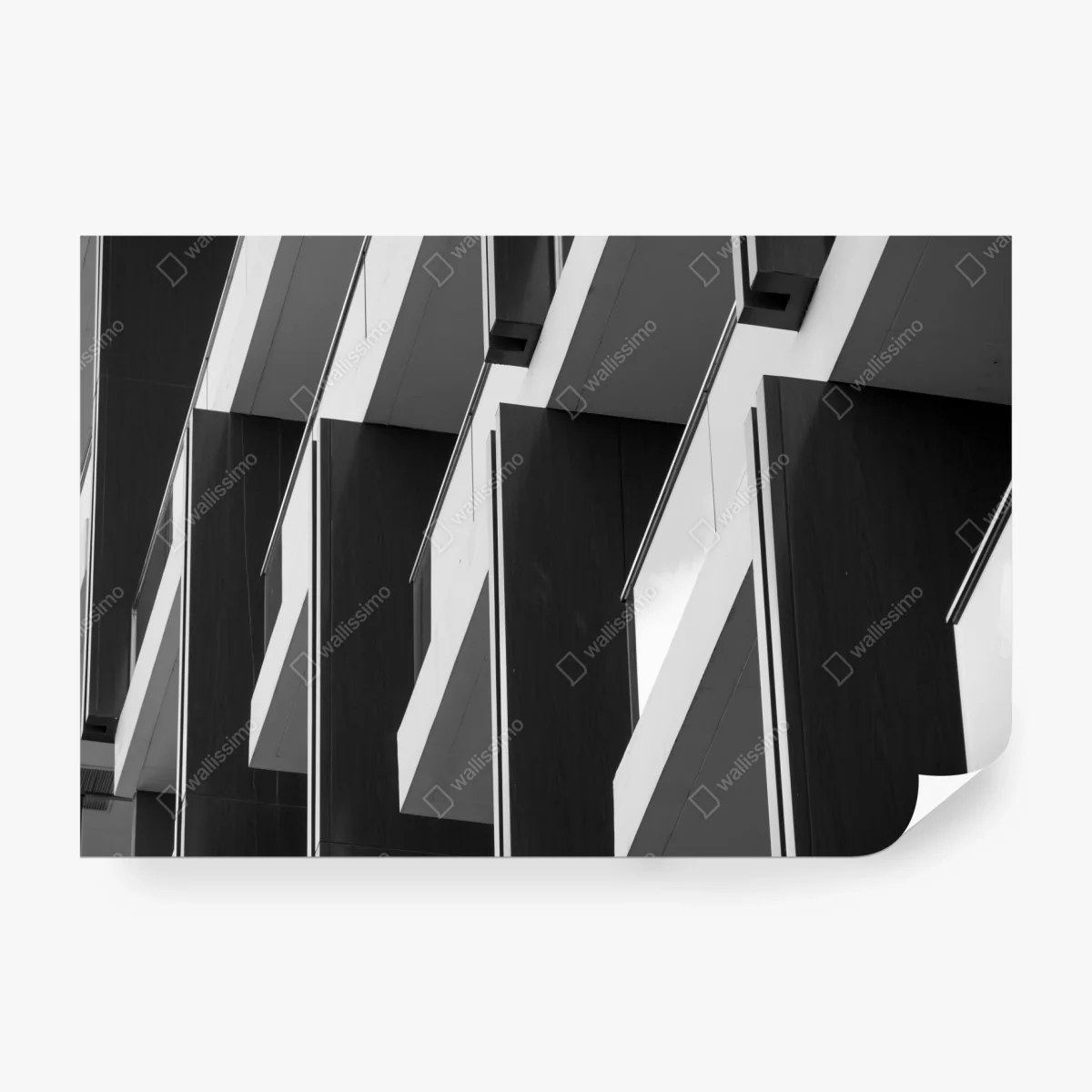 Fototapete geometrischer rhythmus der balkone – Wallnifity®