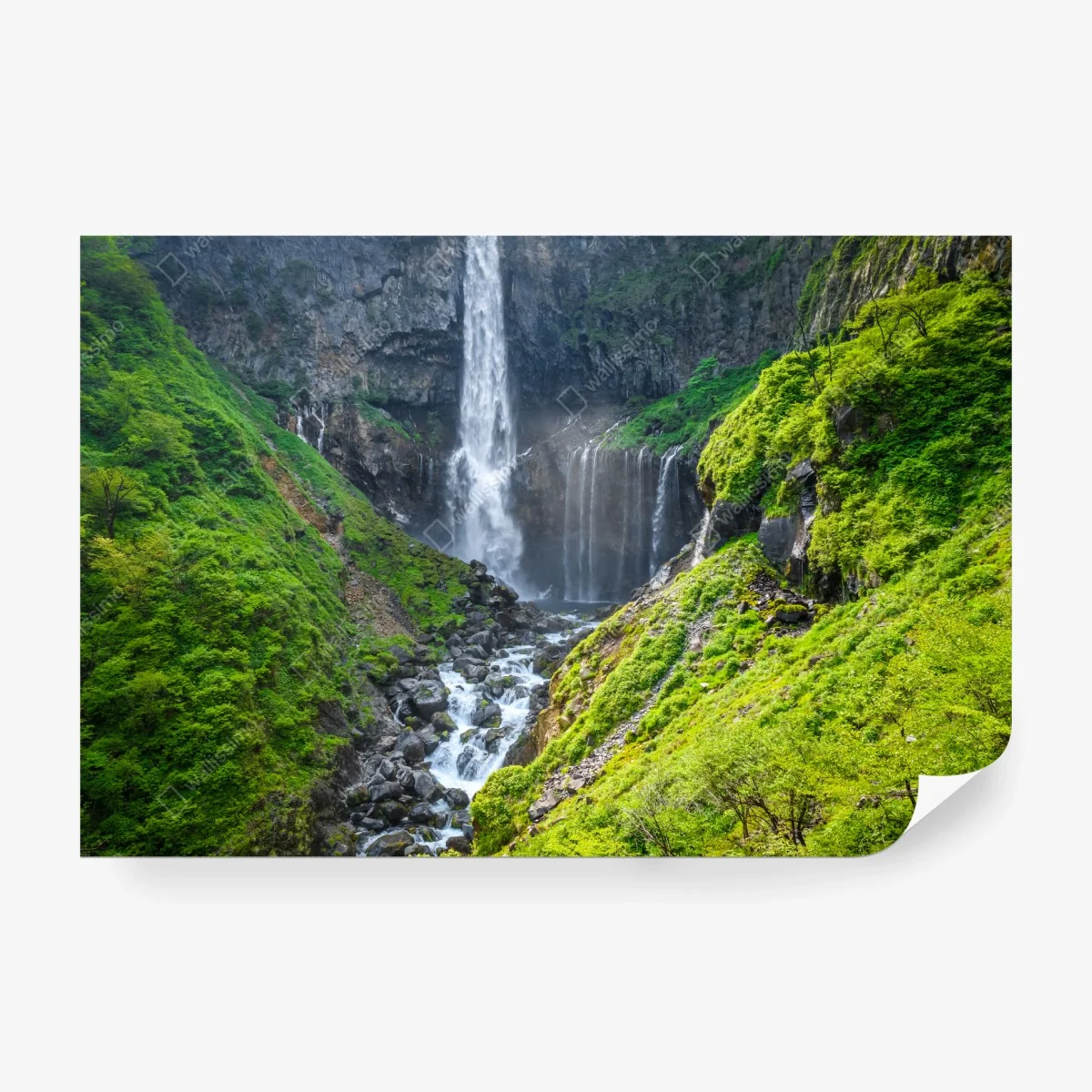 Fototapete Kegon wasserfall Nikko landschaft – Wallnifity®
