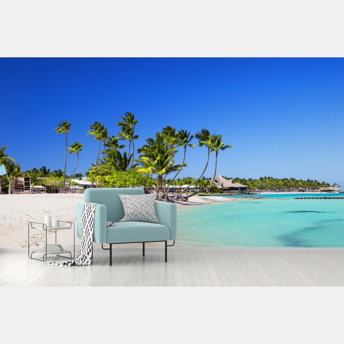 Fototapete tropischer strand in Cap Cana – Wallnifity®