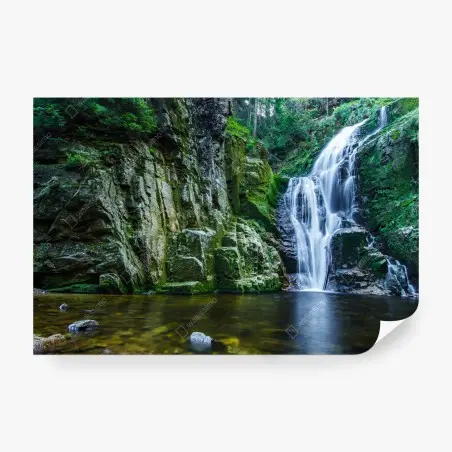 Fototapete wasserfall Kamienczyk im Karkonosze – Wallnifity®