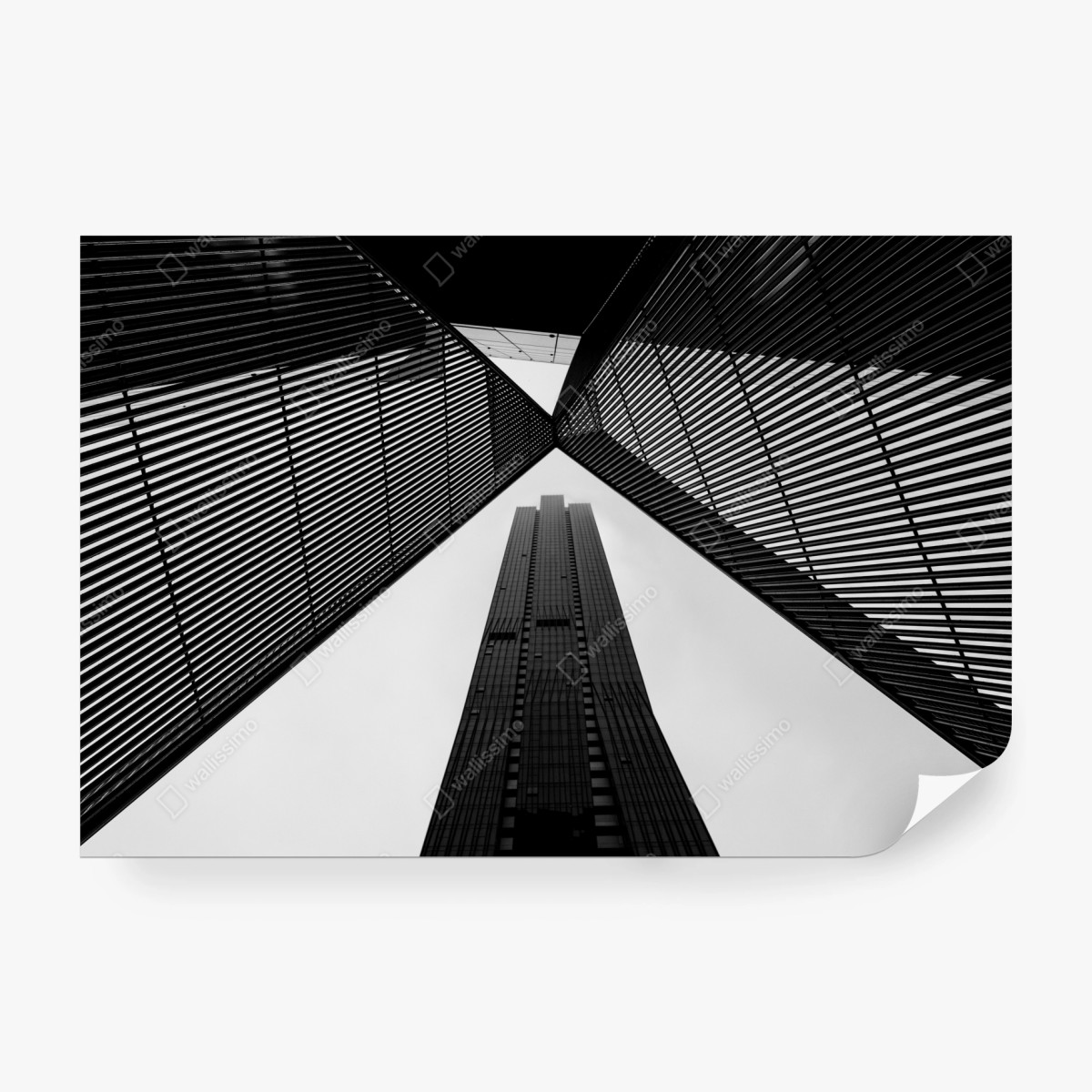 Fototapete Melbourne architektur in monochrom – Wallnifity®