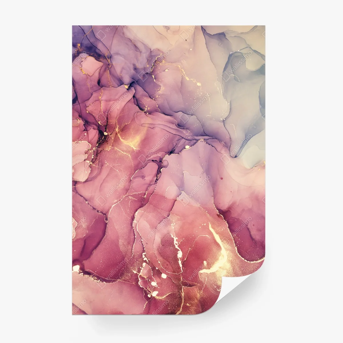 Fototapete ätherische lila marmorabstraktion – Wallnifity®