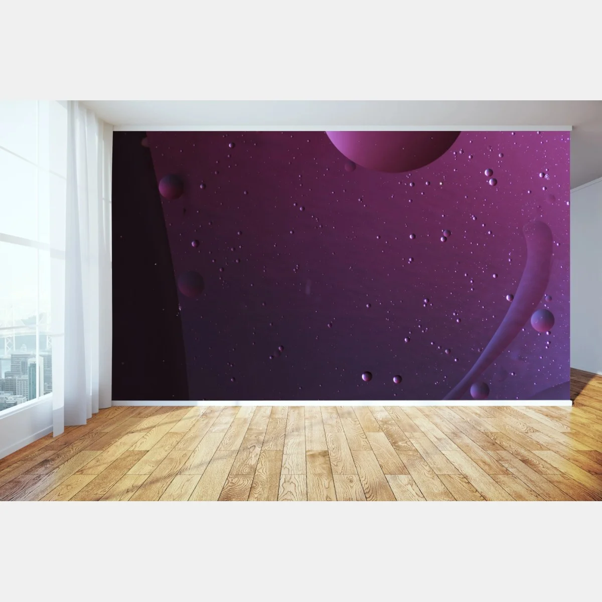 Fototapete violette kosmische sphären abstrakte kunst – Wallnifity® Fototapete violette kosmische sphären abstrakte kunst – Wallnifity®