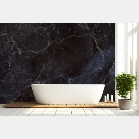 Fototapete dunkle marmortextur mit blauen adern – Wallnifity®