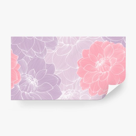 Fototapete zartes pastell blumenmuster – Wallnifity®