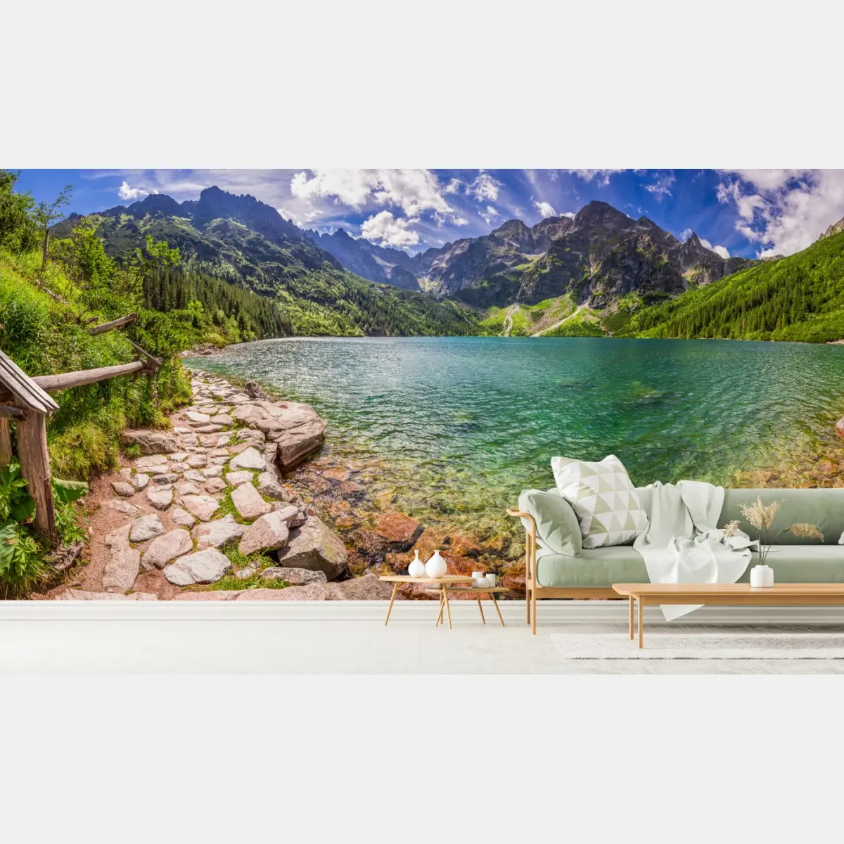 Fototapete panorama Morskie Oko, Tatra – Wallnifity®