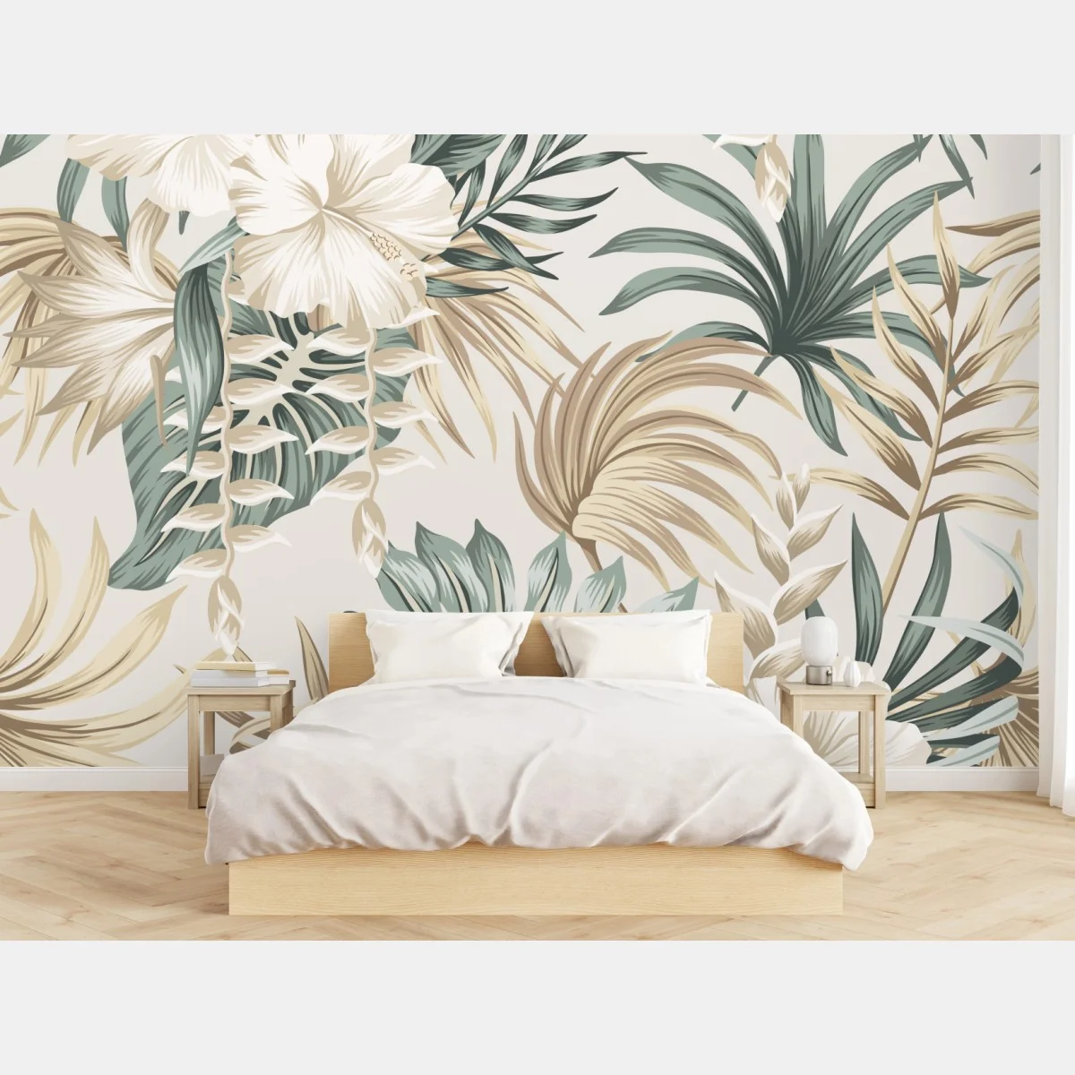 Fototapete zartes tropisches hibiskusmotiv – Wallnifity® Fototapete zartes tropisches hibiskusmotiv – Wallnifity®