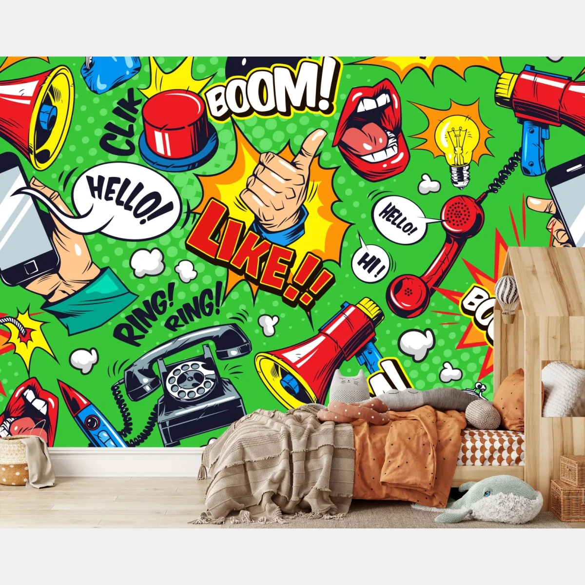 Fototapete comic pop-art explosionsmuster – Wallnifity® Fototapete comic pop-art explosionsmuster – Wallnifity®