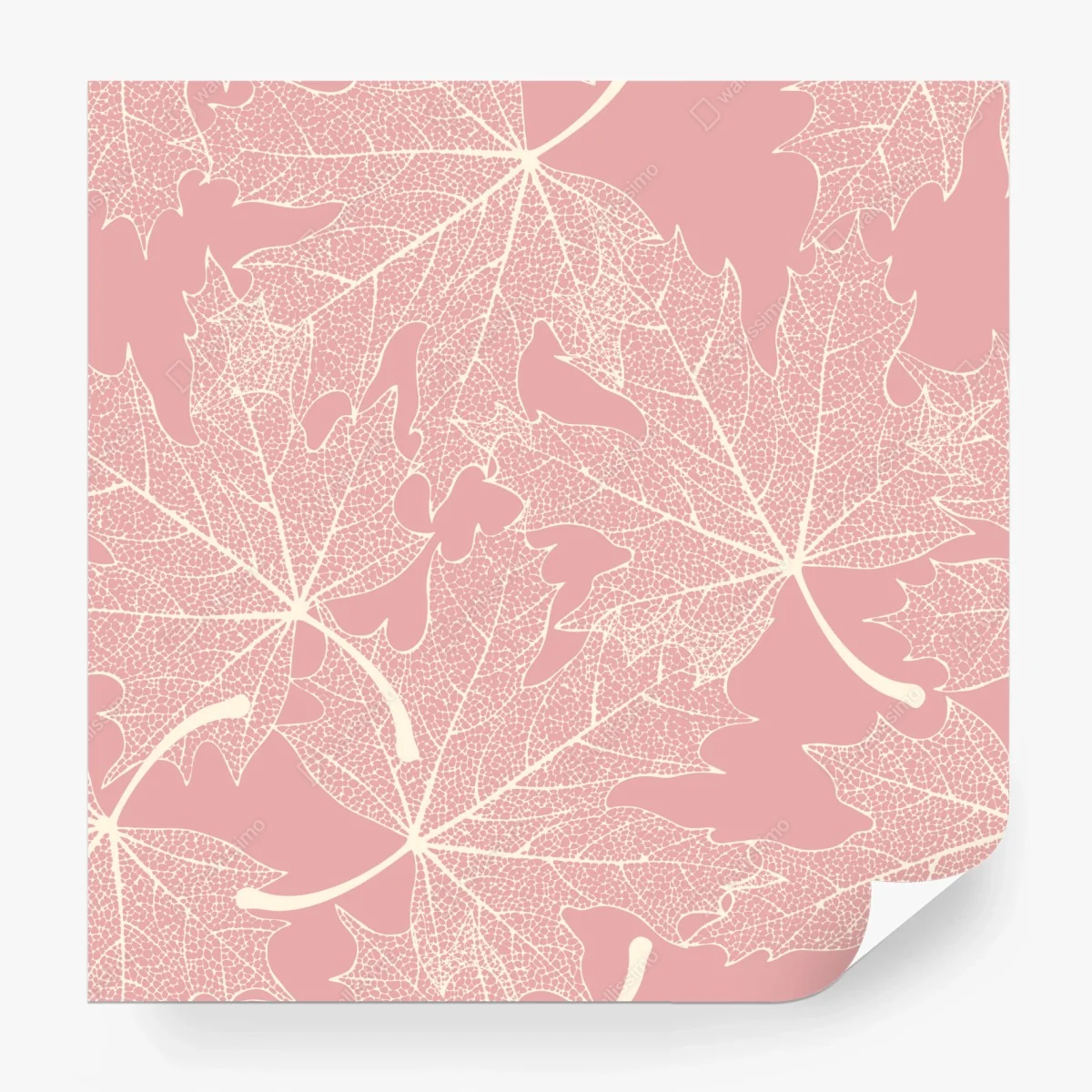 Fototapete zartes rosa blattmuster – Wallnifity® Fototapete zartes rosa blattmuster – Wallnifity®