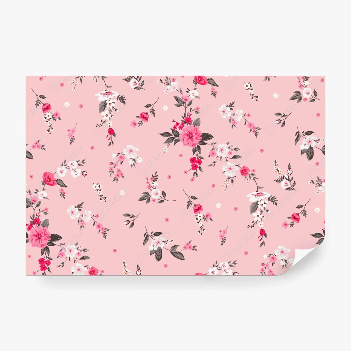 Fototapete zartes rosa blumenmuster – Wallnifity® Fototapete zartes rosa blumenmuster – Wallnifity®