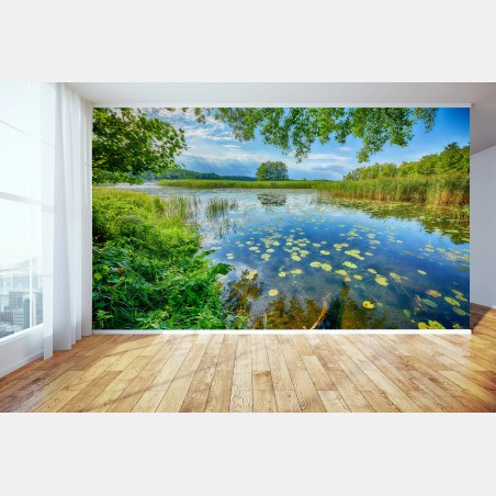 Fototapete sommer am Masurensee – Wallnifity®