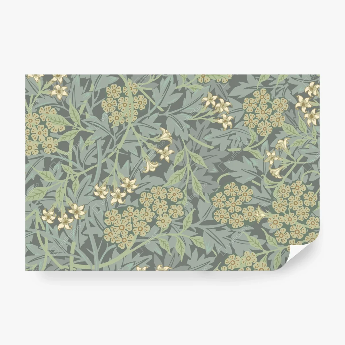 Fototapete vintage botanisches blumenmuster – Wallnifity® Fototapete vintage botanisches blumenmuster – Wallnifity®