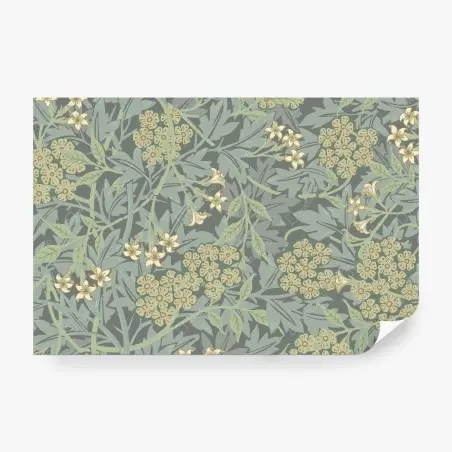 Fototapete vintage botanisches blumenmuster – Wallnifity®