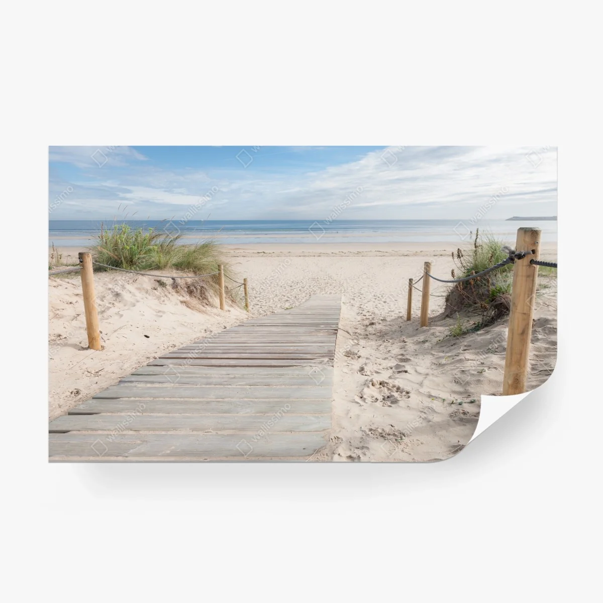 Fototapete ruhiger steg zum meer – Wallnifity®