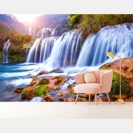 Fototapete Jiulong wasserfall in Luoping, China – Wallnifity®