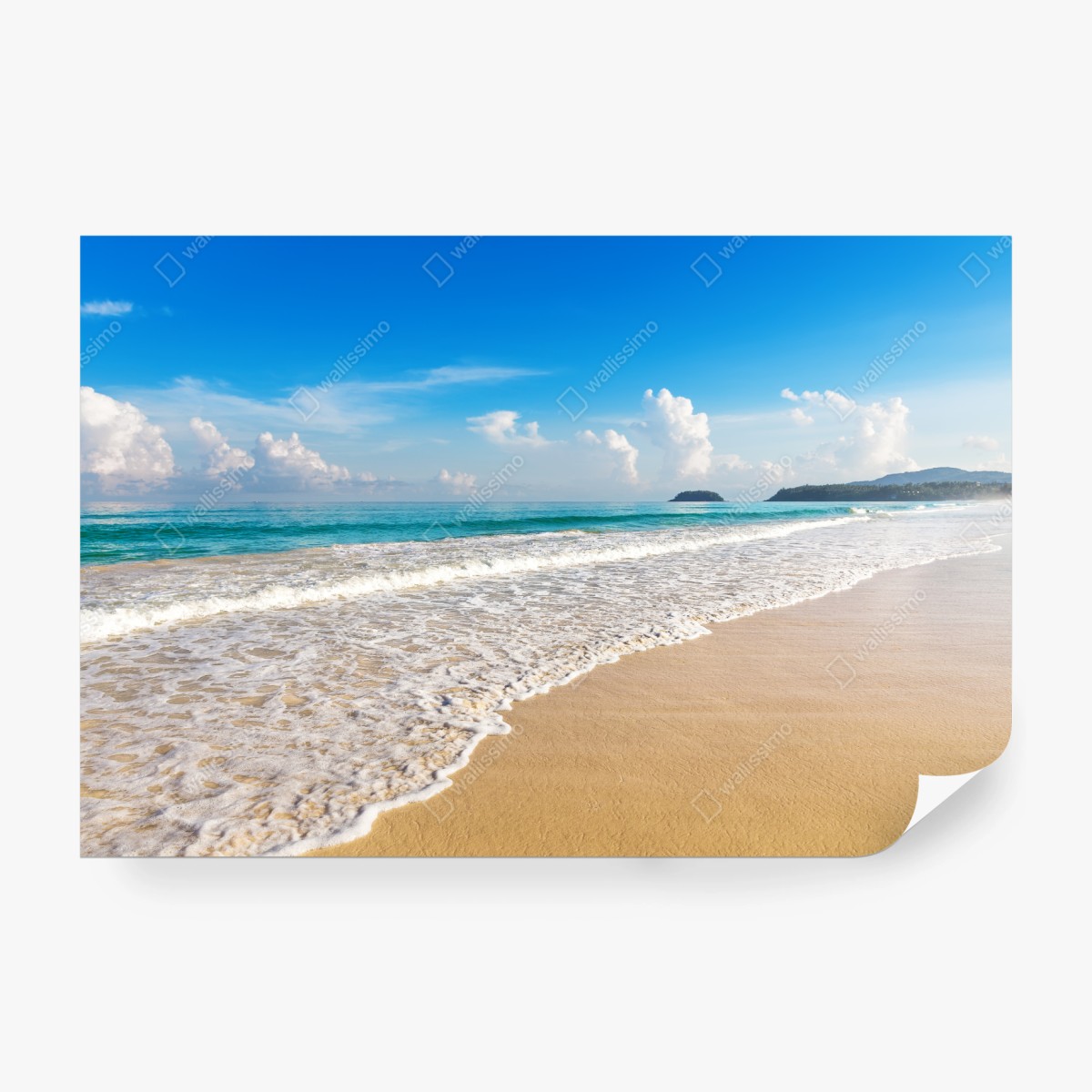Fototapete Karon strand, Phuket: ruhige meeresansicht – Wallnifity®