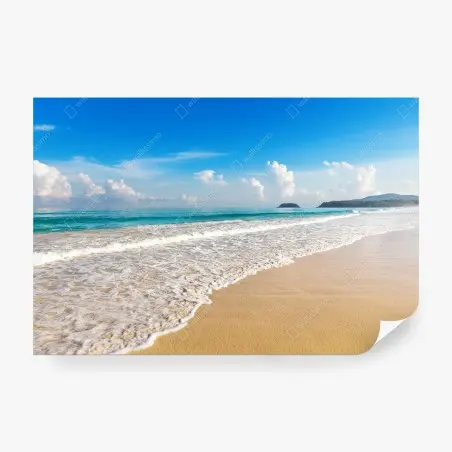 Fototapete Karon strand, Phuket: ruhige meeresansicht – Wallnifity®