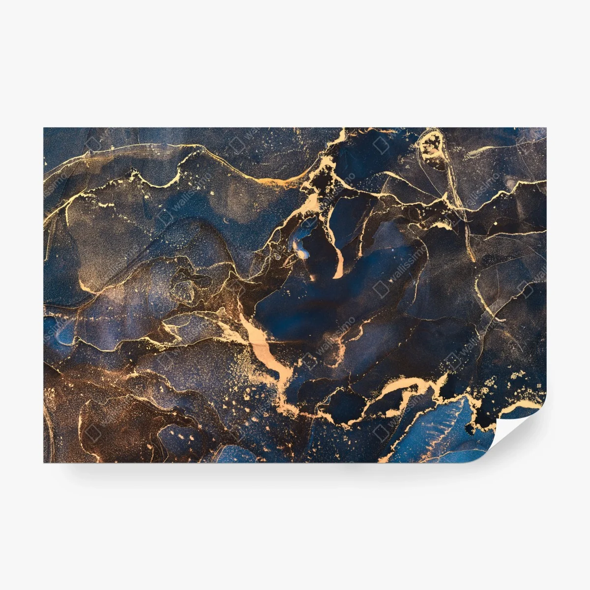 Fototapete nachtmarmor mit goldenen adern – Wallnifity® Fototapete nachtmarmor mit goldenen adern – Wallnifity®