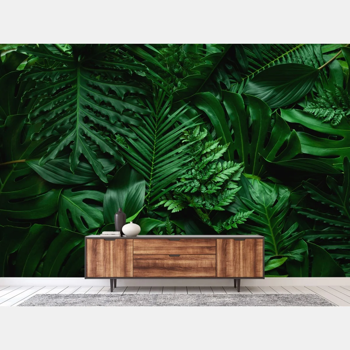 Fototapete üppige tropische blätter – Wallnifity® Fototapete üppige tropische blätter – Wallnifity®