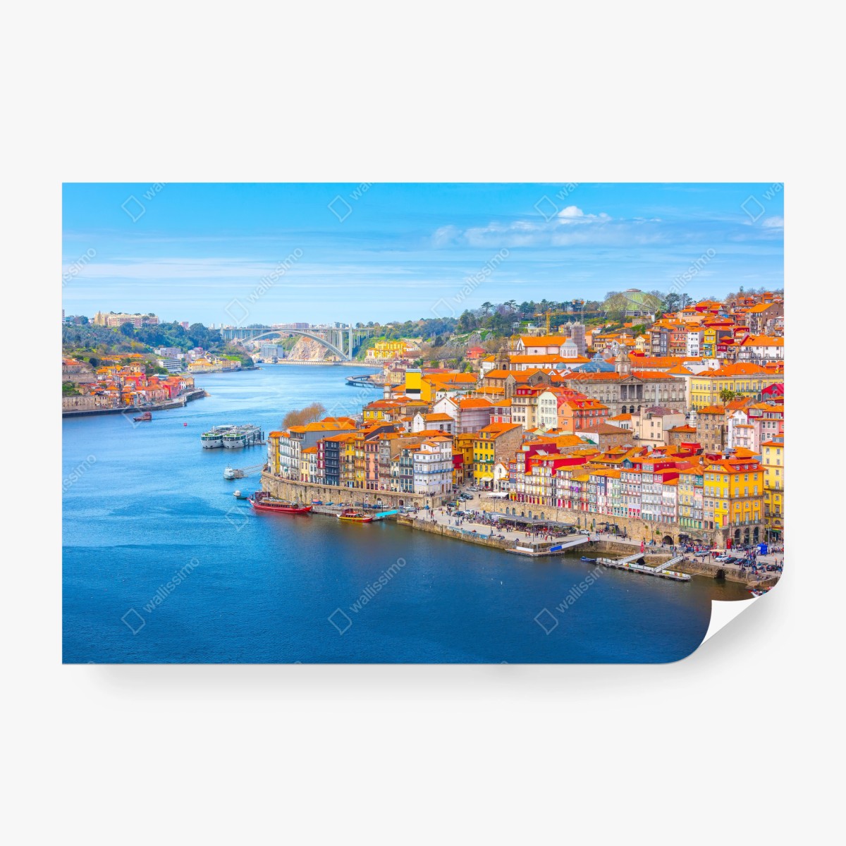 Fototapete Porto uferpanorama – Wallnifity®
