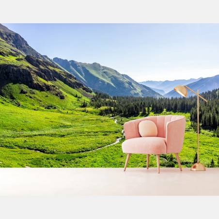 Fototapete ruhiges alpenthal – Wallnifity®