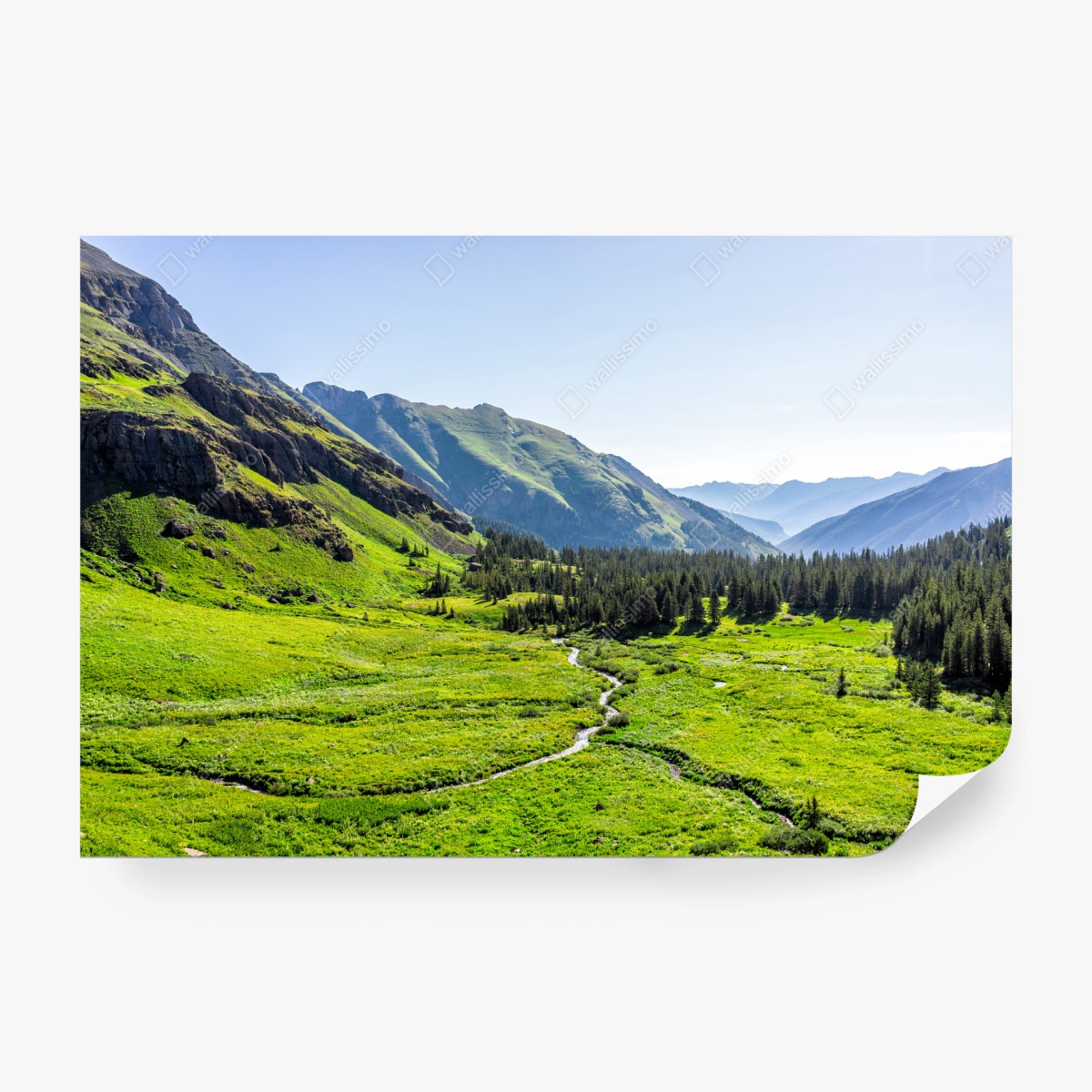 Fototapete ruhiges alpenthal – Wallnifity®
