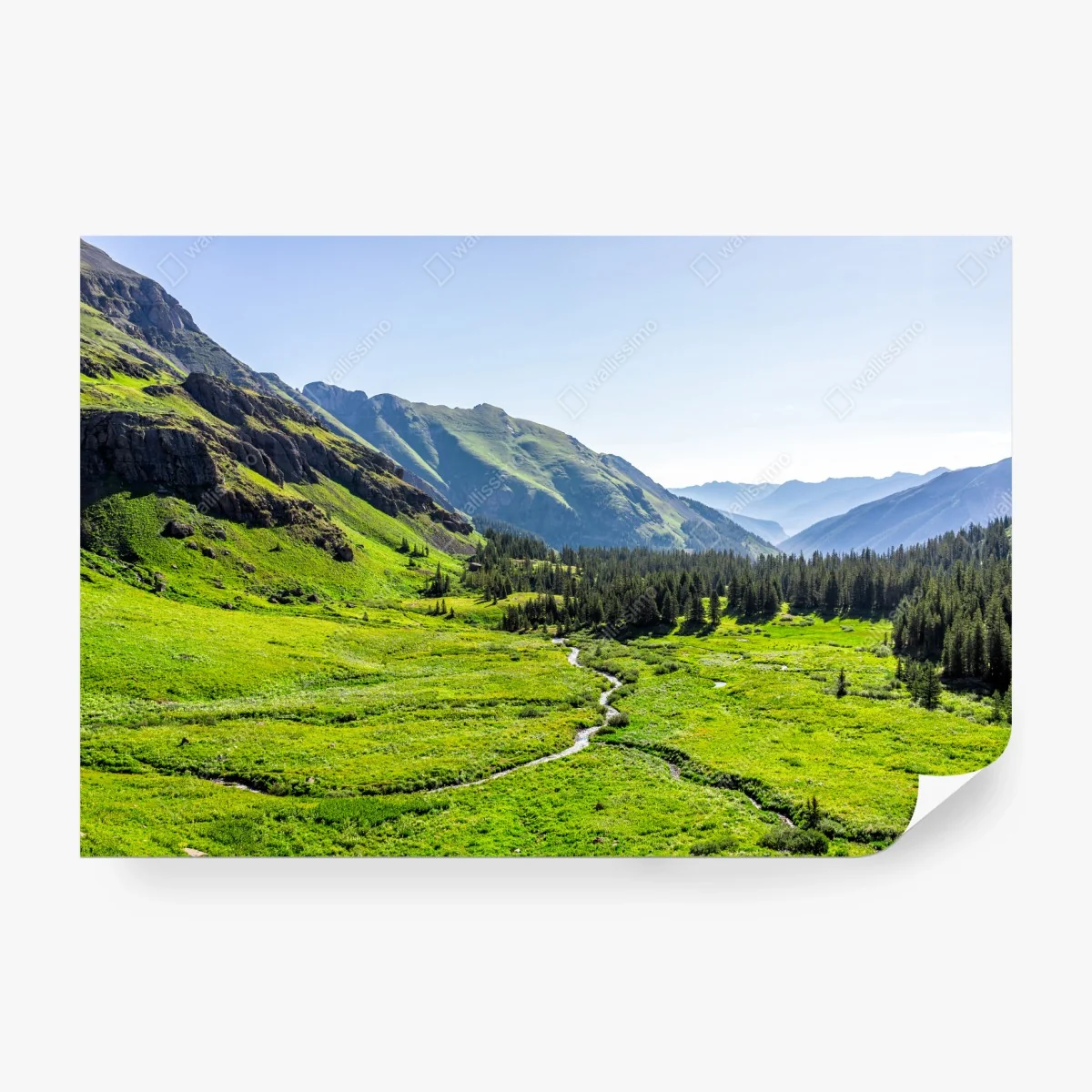 Fototapete ruhiges alpenthal – Wallnifity®