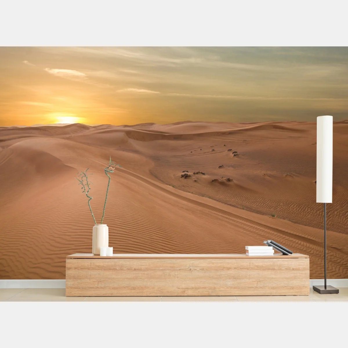 Fototapete sonnenuntergang über der wüste VAE – Wallnifity® Fototapete sonnenuntergang über der wüste VAE – Wallnifity®