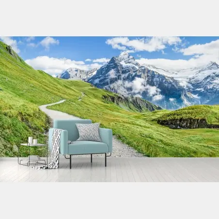 Fototapete alpenwanderweg panorama – Wallnifity®