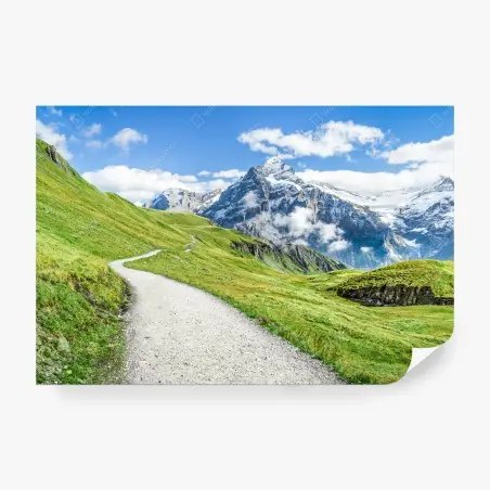 Fototapete alpenwanderweg panorama – Wallnifity®