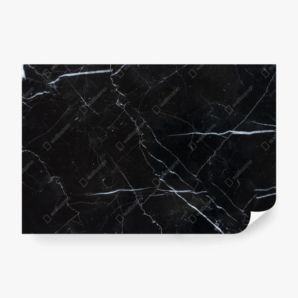 Fototapete schwarze marquina marmorstruktur für moderne interieur – Wallnifity®
