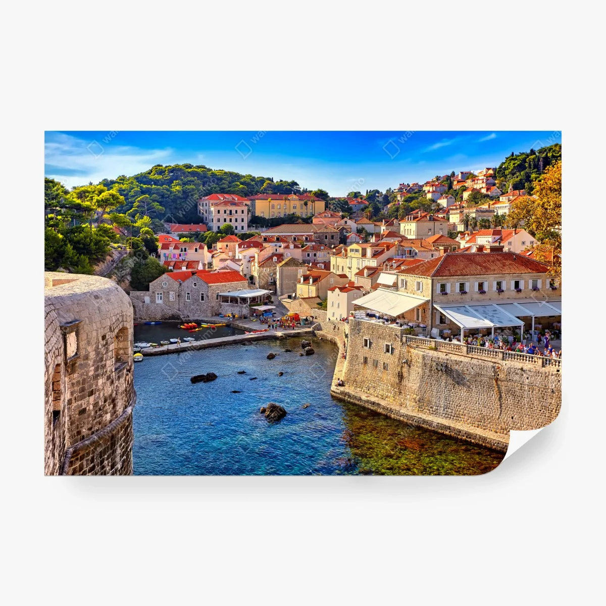 Fototapete Dubrovnik alte stadt am meer – Wallnifity®