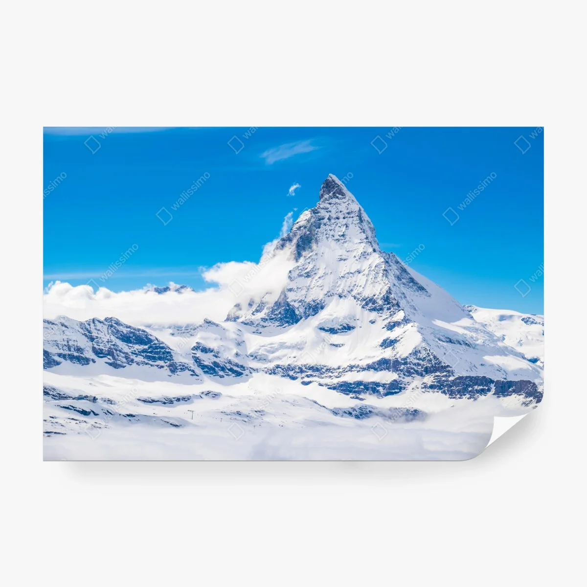 Fototapete Matterhorn majestät vom Gornergrat – Wallnifity®