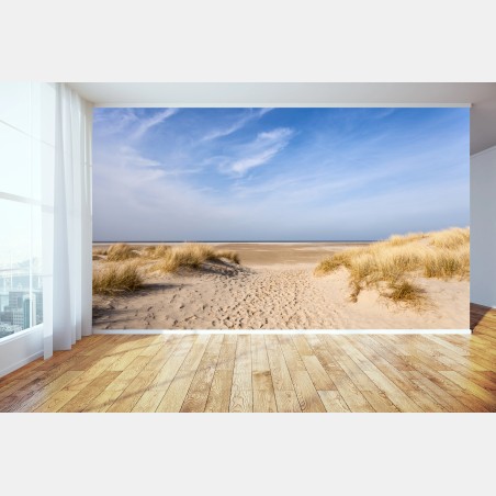 Fototapete ruhige dünen an der deutschen küste – Wallnifity®