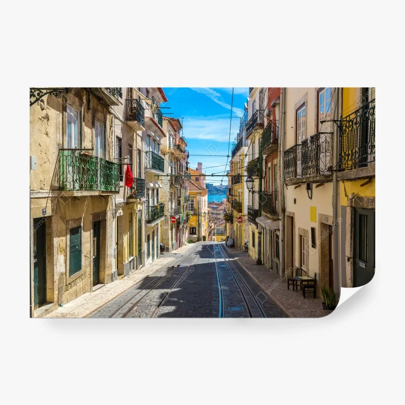 Fototapete retro geometrisches muster – Wallnifity®