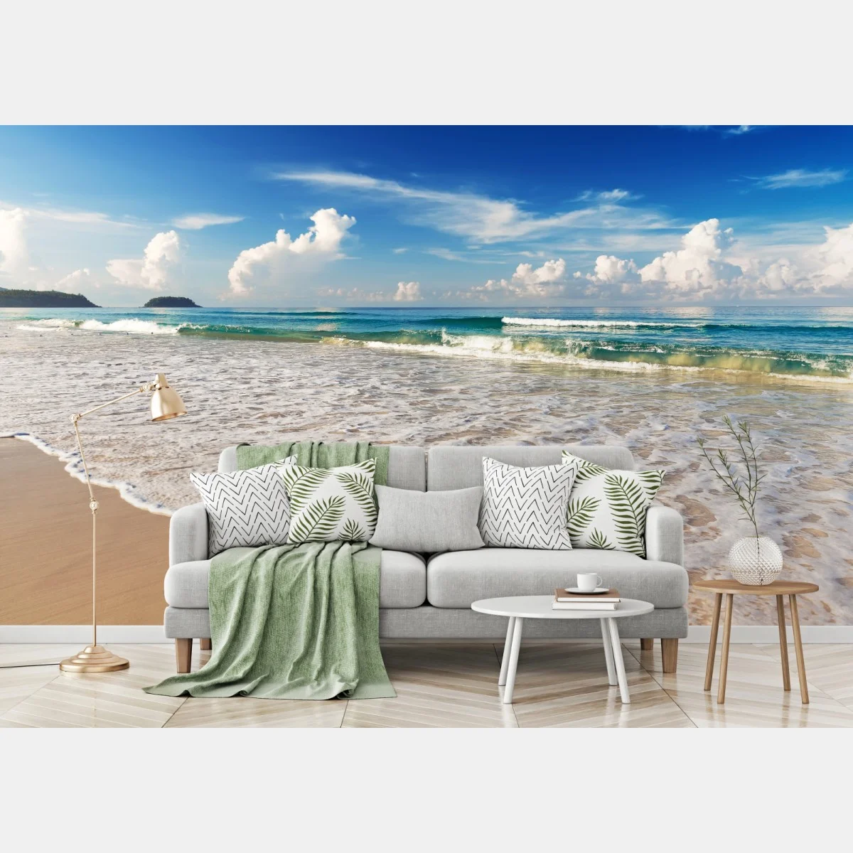 Fototapete strand Karon, Phuket morgendliche ruhe – Wallnifity® Fototapete strand Karon, Phuket morgendliche ruhe – Wallnifity®