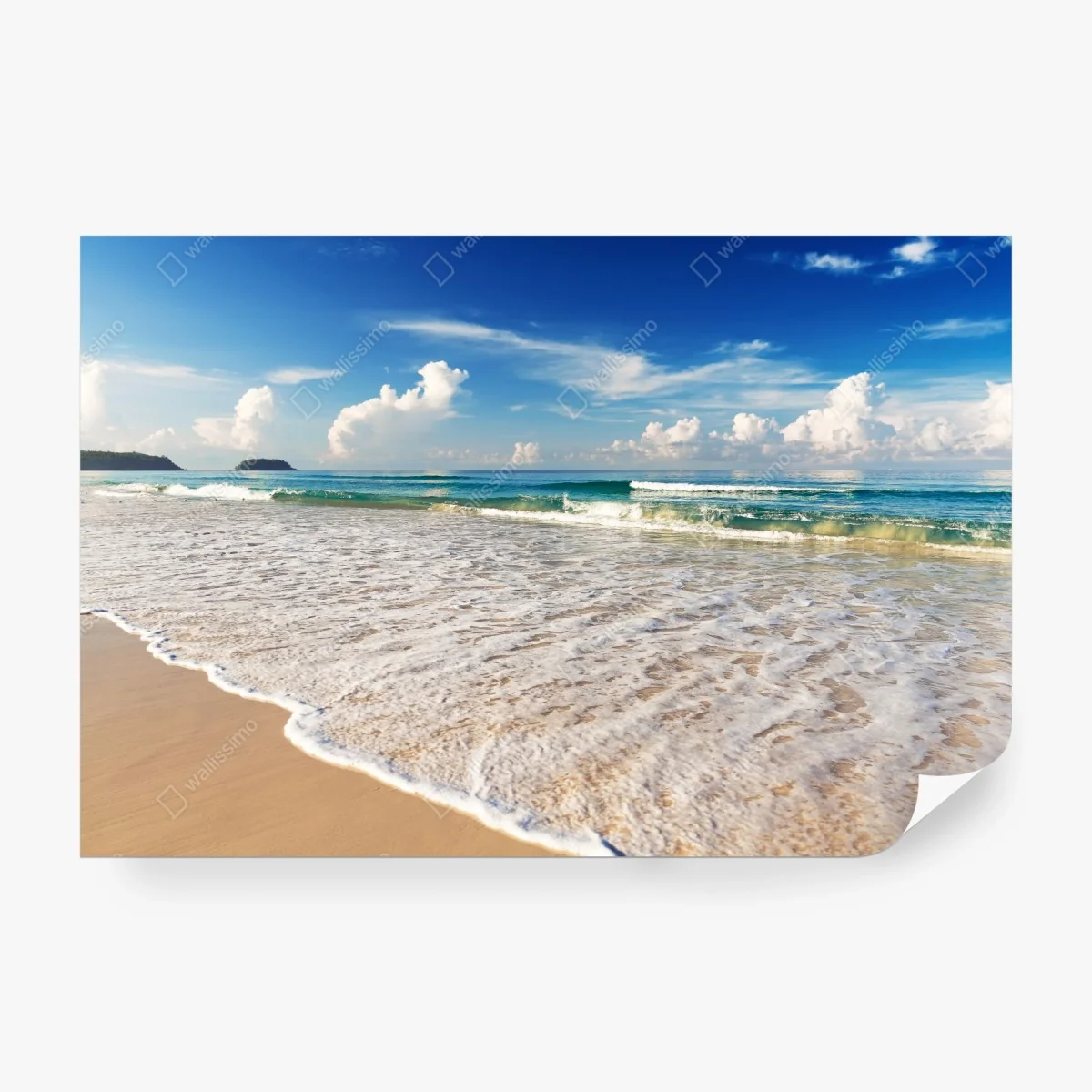 Fototapete strand Karon, Phuket morgendliche ruhe – Wallnifity® Fototapete strand Karon, Phuket morgendliche ruhe – Wallnifity®