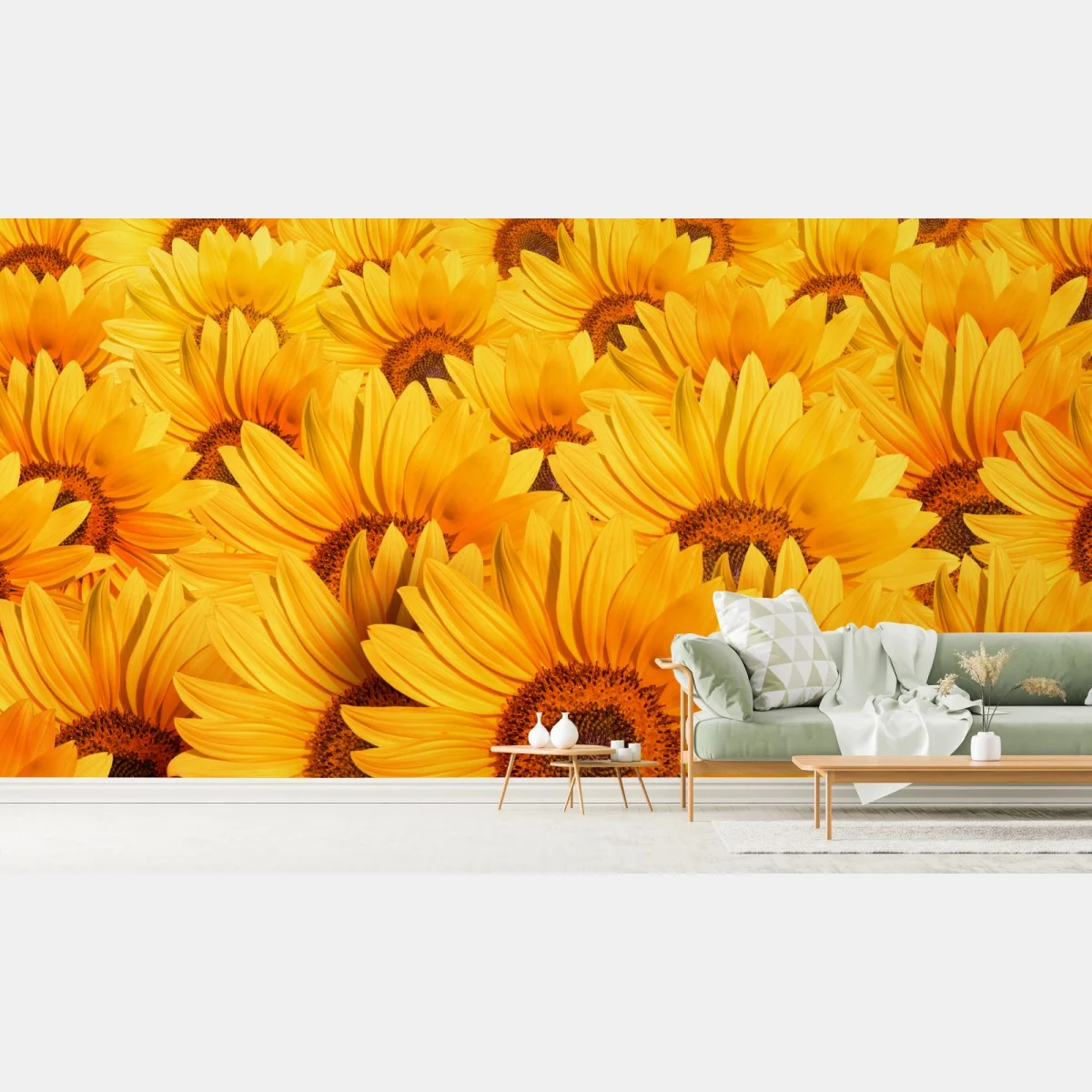 Fototapete goldenes sonnenblumenfeld – Wallnifity® Fototapete goldenes sonnenblumenfeld – Wallnifity®