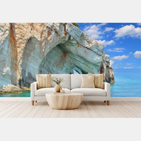 Fototapete blaue höhlen von Zakynthos – Wallnifity®